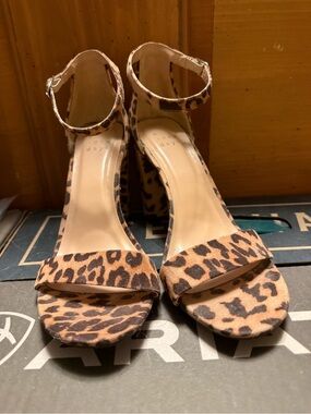Cheetah print heels